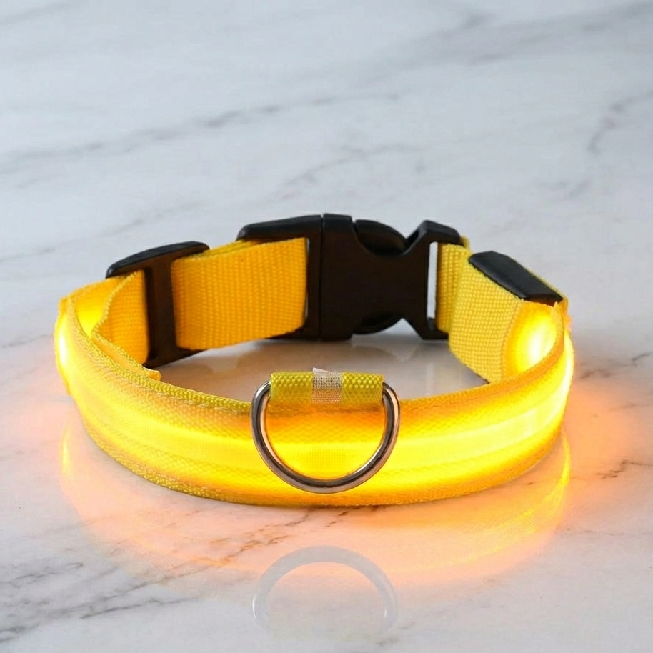 Obroża LED Dogshi ProVisibility – szczegół zapięcia