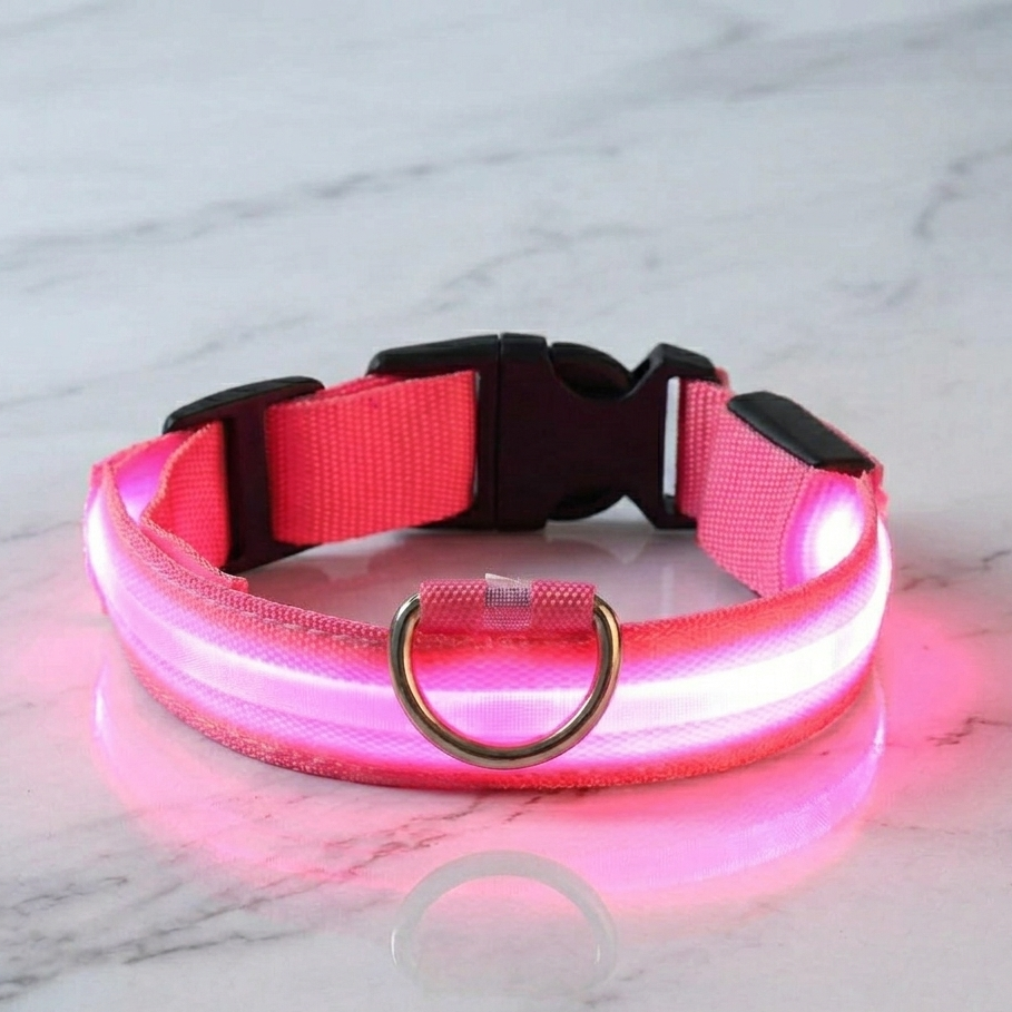  Obroża LED Dogshi ProVisibility – tryb świecenia